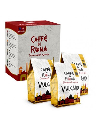 CAFFE DI ROMA DOLCE GUSTO VULCANO Cartone 48 Pz. 3 Sacchetti da 16 capsule
