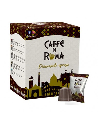 CAFFE DI ROMA Nespresso GIOVE Cartone 100 Capsule