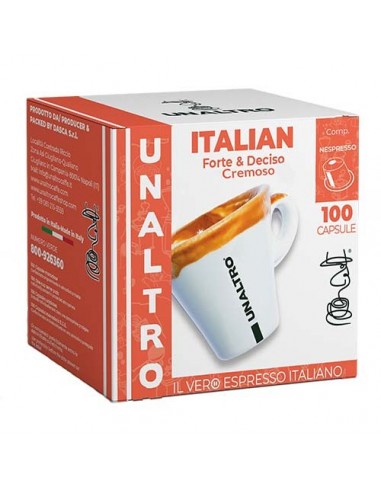 UNALTRO CAFFE NESPRESSO ITALIAN - CARTONE 100 Capsule