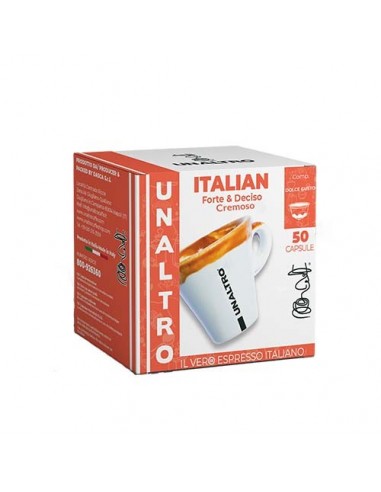 UNALTRO CAFFE DOLCE GUSTO ITALIAN - Cartone 50 Capsule confezionate Singolarmente