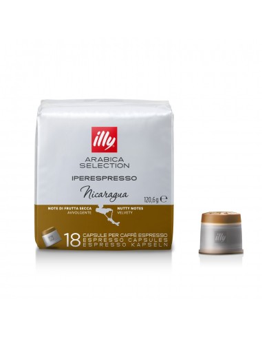 ILLY CAFFE IPERESPRESSO ARABICA selection NICARAGUA - Astuccio 18 Capsule