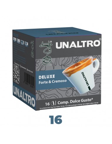 UNALTRO CAFFE DOLCE GUSTO DELUXE - ASTUCCIO 16 Capsule Autoprotette
