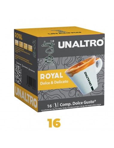 UNALTRO CAFFE DOLCE GUSTO ROYAL - ASTUCCIO 16 Capsule Autoprotette
