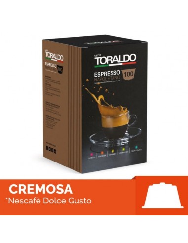 CAFFE TORALDO DOLCE GUSTO CREMOSA - CARTONE 50 CAPSULE INCARTATE SINGOLARMENTE