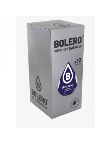 BOLERO DRINK  ELDERBERRY - BOX 12 Bustine da 9 Grammi al Sambuco