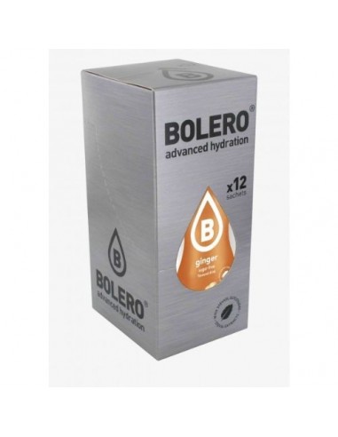 BOLERO DRINK GINGER - BOX 12 Bustine da 9 Grammi allo Zenzero