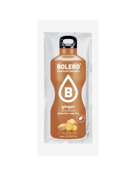 BOLERO DRINK GINGER - BOX 12 Bustine da 9 Grammi allo Zenzero