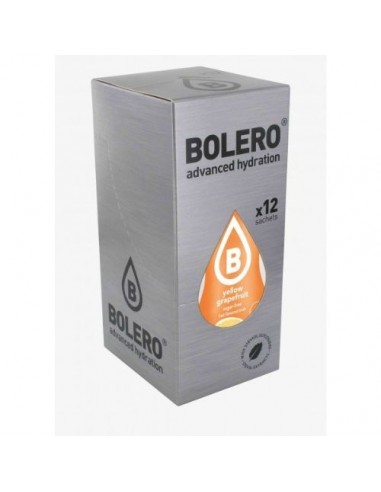 BOLERO DRINK GRAPEFRUIT-YELLOW - BOX 12 Bustine da 9 Grammi al Pompelmo Giallo