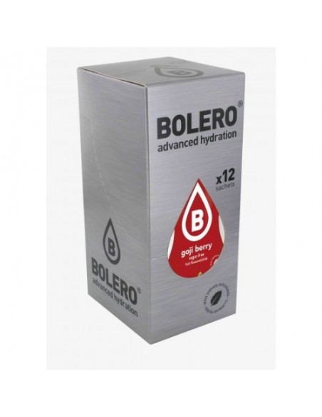 BOLERO DRINK GOJI BERRY - BOX 12 Bustine da 9 Grammi alle Bacche di Goji