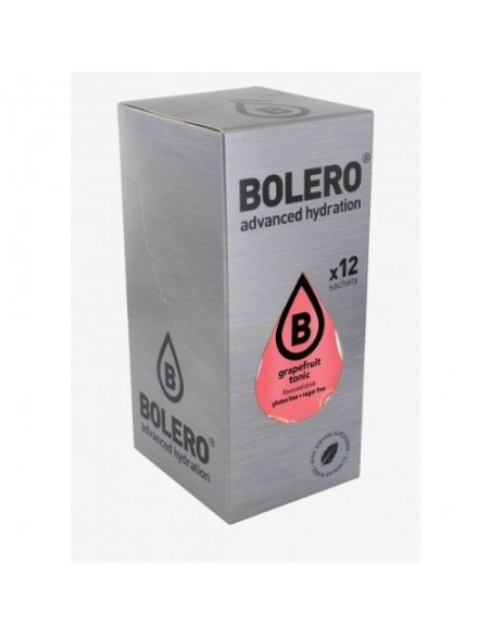 BOLERO DRINK GRAPEFRUIT TONIC - BOX 12 Bustine da 9 Grammi alla Tonica Pompelmo