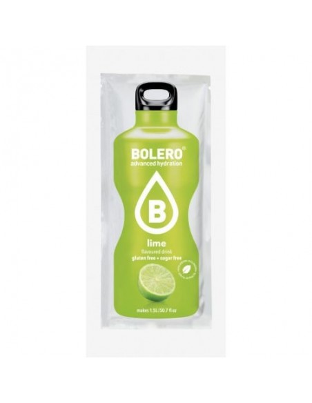 BOLERO DRINK LIME - BOX 12 Bustine da 9 Grammi al Lime