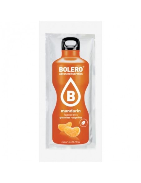 BOLERO DRINK MANDARIN - BOX 12 Bustine da 9 Grammi al Mandarino