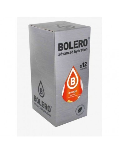 BOLERO DRINK ORANGE - BOX 12 Bustine da 9 Grammi all'Arancia