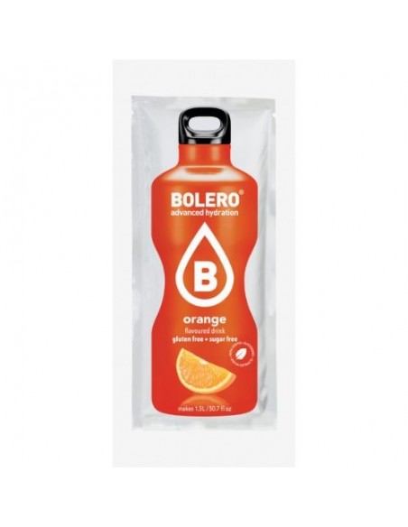 BOLERO DRINK ORANGE - BOX 12 Bustine da 9 Grammi all'Arancia