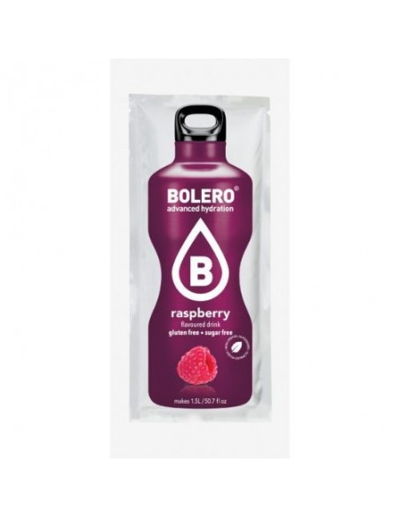 BOLERO DRINK RASPBERRY - BOX 12 Bustine da 9 Grammi al Lampone