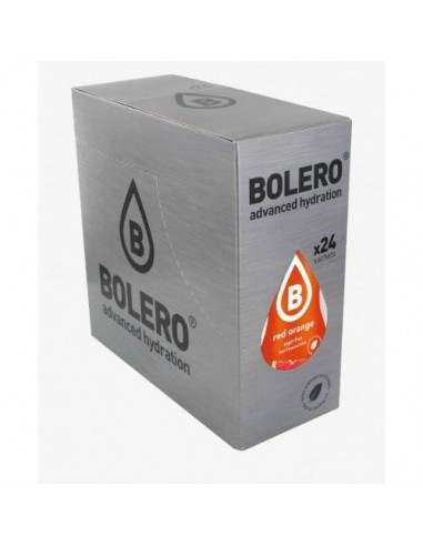 BOLERO DRINK RED ORANGE - BOX 24 Bustine da 9 Grammi all'Arancia Rossa