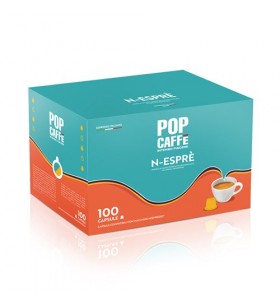 POP CAFFE N-ESPRE' miscela DECA - Cartone 120 capsule