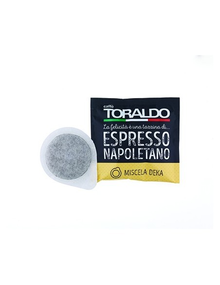 CAFFE TORALDO CIALDA DEKA - CARTONE 50 Cialde diametro 44