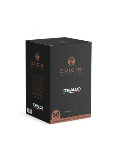 CAFFE TORALDO Cialda ORIGINI - Cartone 50 Cialde diametro 44