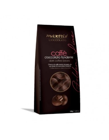 MAXTRIS GOLDEN LINE CAFFE CIOCCOLATO FONDENTE - ASTUCCIO da 150g Senza Glutine