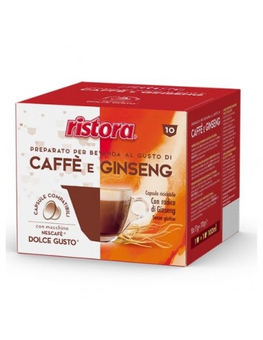 RISTORA DOLCE GUSTO CAFFE E GINSENG - ASTUCCIO 10 Capsule
