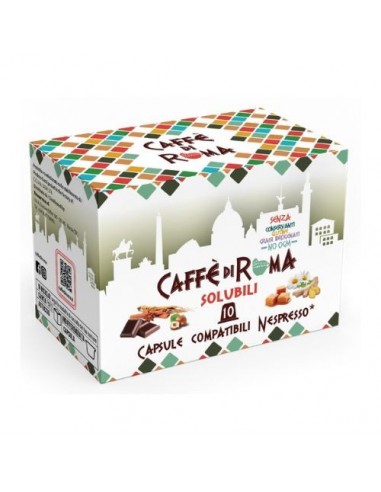 CAFFE di ROMA NESPRESSO CIOCCOLATO - ASTUCCIO da 10 capsule Compatibili
