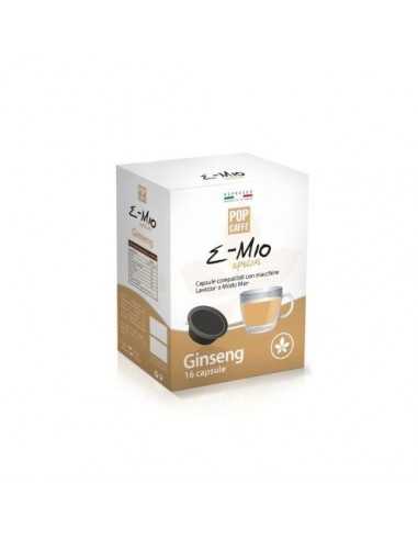 POP CAFFE MODO MIO EMIO GINSENG solubile - Astuccio 16 Capsule