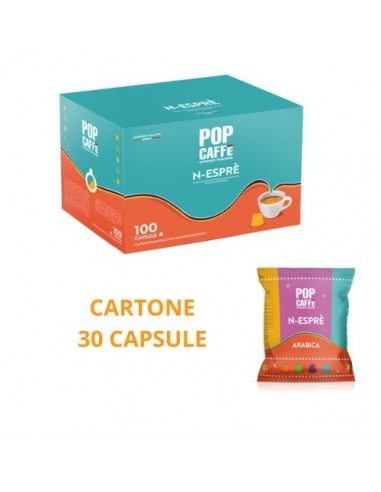 POP CAFFE NESPRESSO N-ESPRE' ARABICO - CARTONE 30 CAPSULE