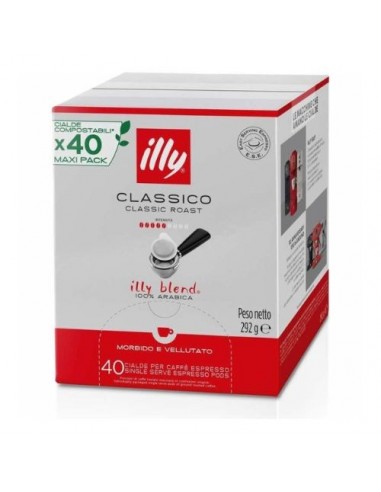 ILLY CAFFE ESPRESSO CLASSICO - BOX da 40 Cialde Ese 44