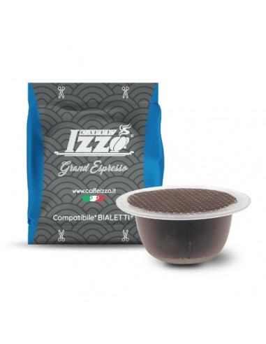 CAFFE IZZO BIALETTI ALLUMINIO GRAND ESPRESSO - CARTONE 100 CAPSULE COMPATIBILI