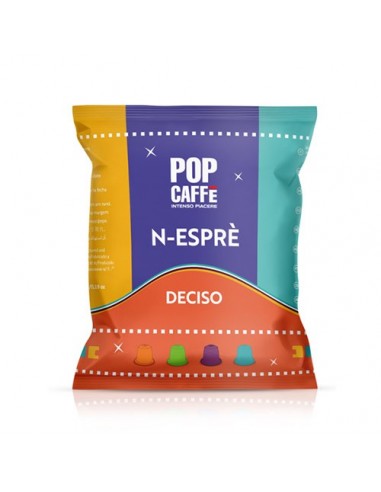 POP CAFFE NESPRESSO N-ESPRE' DECISO - Cartone 100 capsule