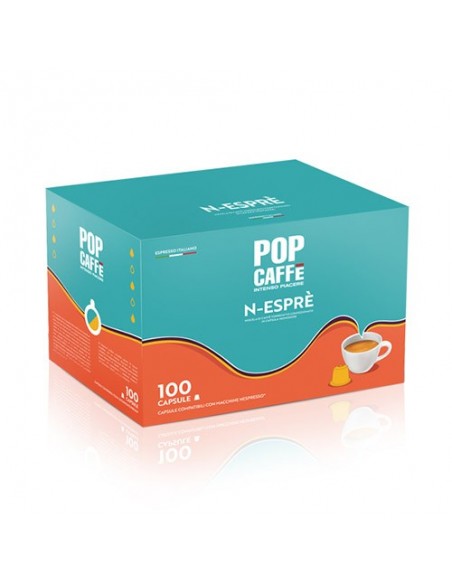 POP CAFFE NESPRESSO N-ESPRE' DECISO - Cartone 100 capsule