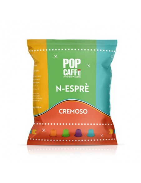 POP CAFFE NESPRESSO N-ESPRE' CREMOSO - Cartone 100 capsule
