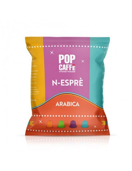 POP CAFFE NESPRESSO N-ESPRE' ARABICA - Cartone 100 capsule